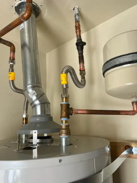 Water heater installation and plumbing repair in Palisades